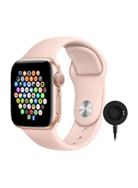 280.0 mAh Smart Watch T500 Plus With Health Fitness Tracker Pink