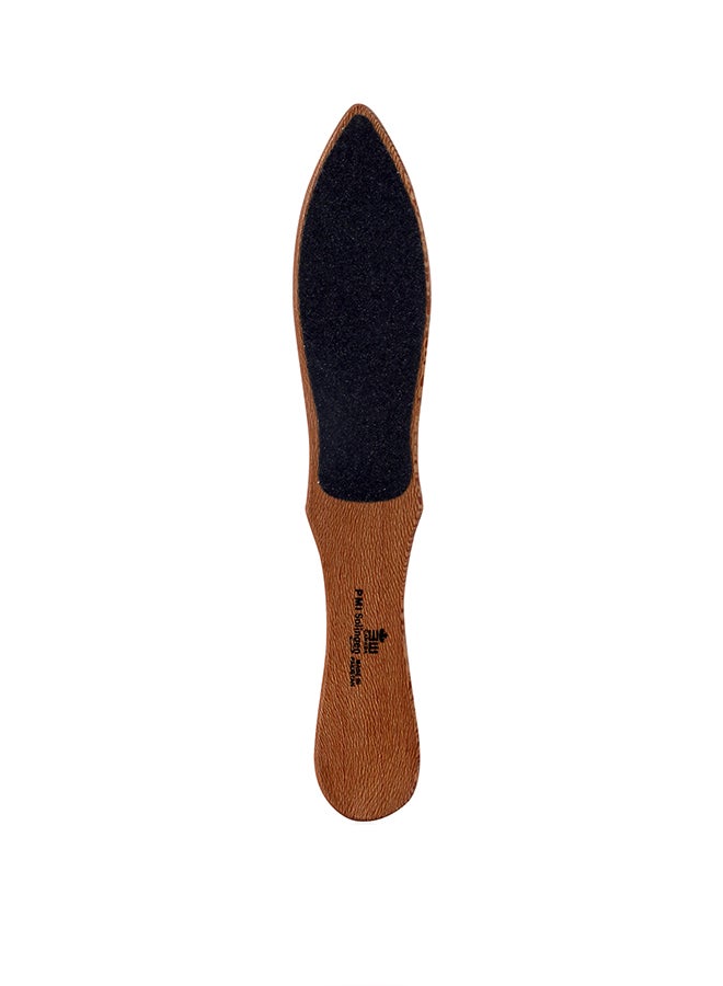 3W Healthcare - Foot Rasp Wooden Handle, Foot File, Callus Remover, Stainless Steel Foot File, Foot Scrubber, Feet Rasp - Image 1