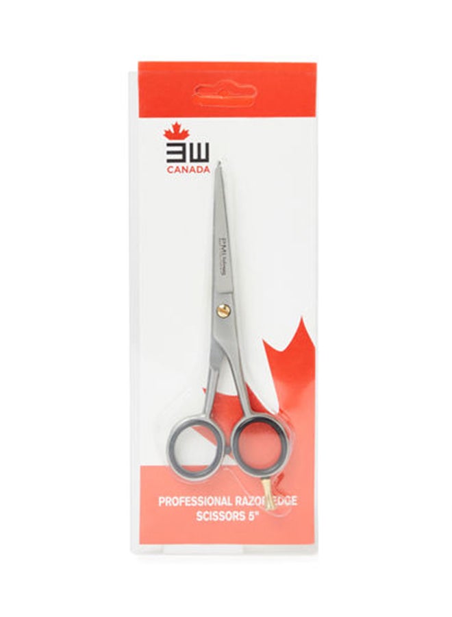 3W Healthcare Professional Razor Edge Scissor 5" Silver - Image 1