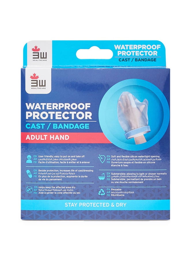 3W Healthcare Waterproof Protector - Adult Hand - Image 1