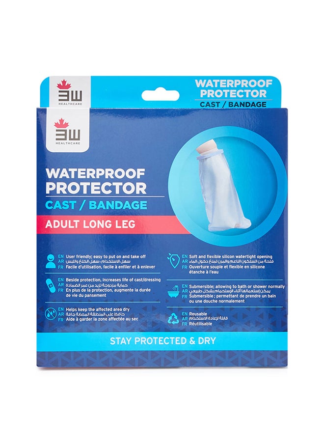 3W Healthcare Waterproof Protector - Adult Long Leg - Image 1