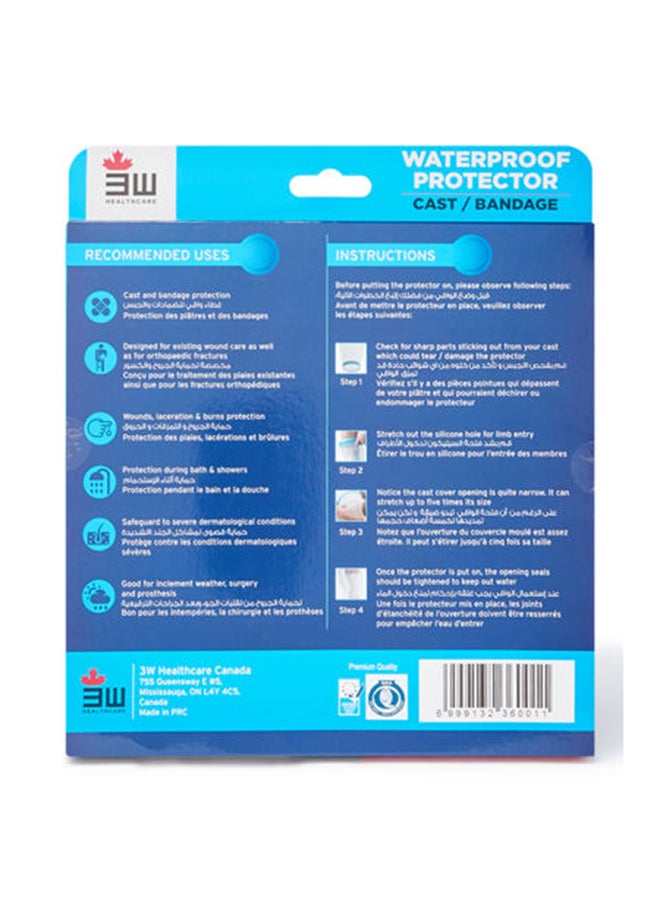 3W Healthcare Waterproof Protector - Adult Long Leg - Image 2
