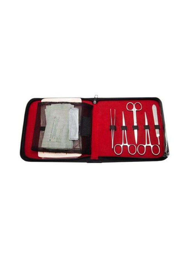 3W Healthcare 3W Suture Practice Kit, Premium Suturing Skill Trainer, Complete Suture Training Kit with Pre-Cut Wounds, Reusable for Medical Student's Surgical Practice Kit, Hospital First Aid Training  - Image 1