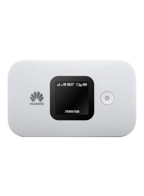 1500 mAh E5577-320 Mobile Router, Wi-fi 300 Mbps, LTE 150 Mbps, battery White/Black