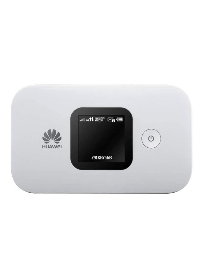 HUAWEI - 1500 mAh E5577-320 Mobile Router, Wi-fi 300 Mbps, LTE 150 Mbps, battery White/Black - Image 1