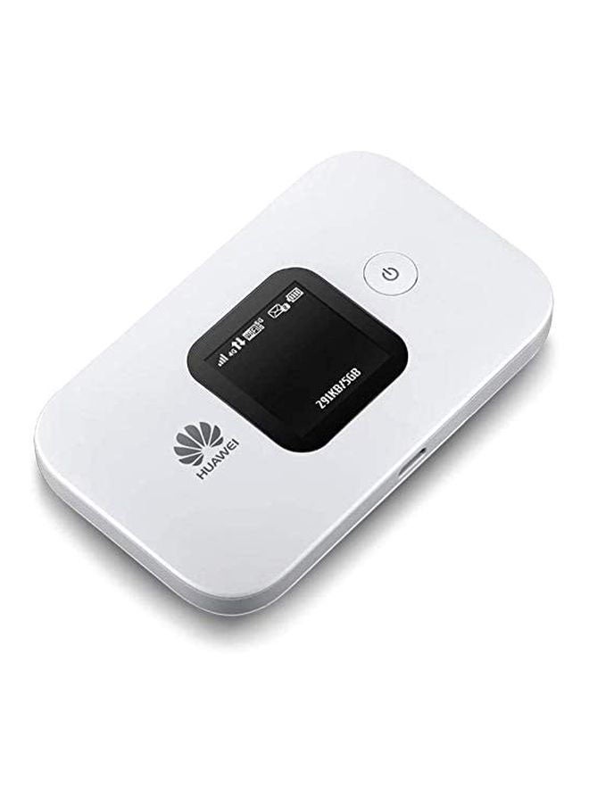 HUAWEI - 1500 mAh E5577-320 Mobile Router, Wi-fi 300 Mbps, LTE 150 Mbps, battery White/Black - Image 1
