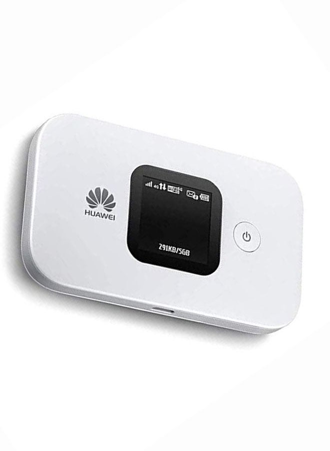HUAWEI - 1500 mAh E5577-320 Mobile Router, Wi-fi 300 Mbps, LTE 150 Mbps, battery White/Black - Image 1