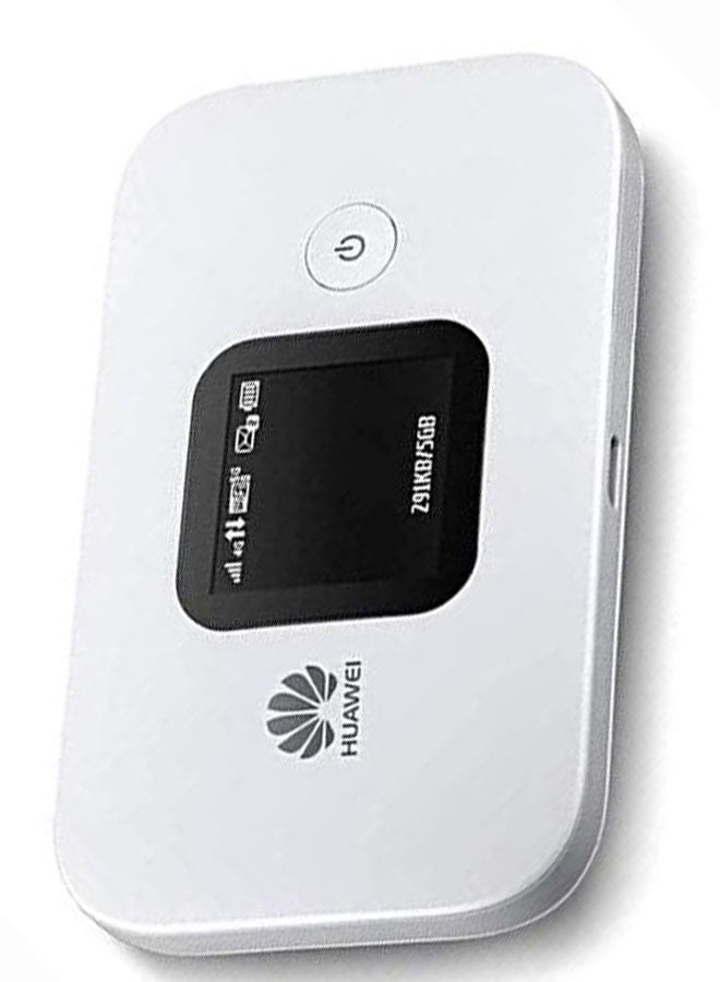 HUAWEI - 1500 mAh E5577-320 Mobile Router, Wi-fi 300 Mbps, LTE 150 Mbps, battery White/Black - Image 1