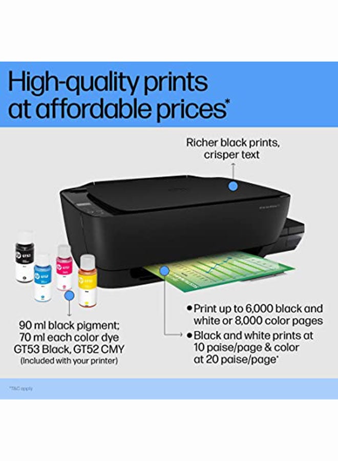 HP - 415 All-in-One Printer With Print/Scan/Copy/Wi-Fi Function And Ink Tank System,Z4B53A Black - Image 1