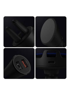Xiaomi Wireless Smartphone Car Charger Black  - Image 4