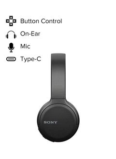 Sony WH-CH510 Wireless On-Ear Bluetooth Headphones Black  - Image 2