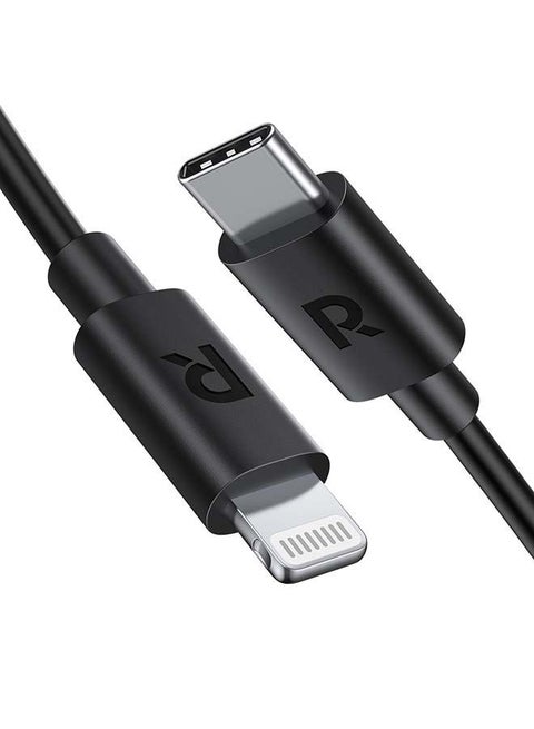 TPE Type-C To Lightning Cable Black