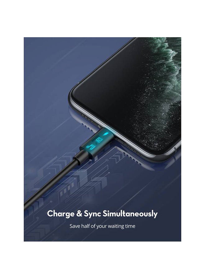 TPE Type-C To Lightning Cable Black