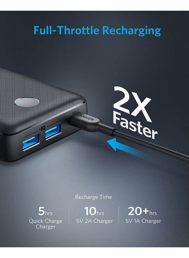 Anker - 2 Port QC/PIQ2.0 PowerCore Select Power Bank Red - Image 1