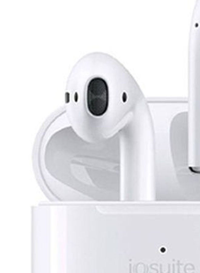 iOsuite - Lite Buds Wireless Bluetooth Headset TWS With Wireless Charging Case And Silicone Case White - Image 1