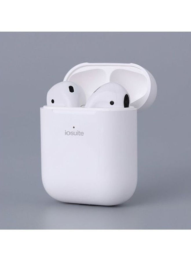 iOsuite - Lite Buds Wireless Bluetooth Headset TWS With Wireless Charging Case And Silicone Case White - Image 1