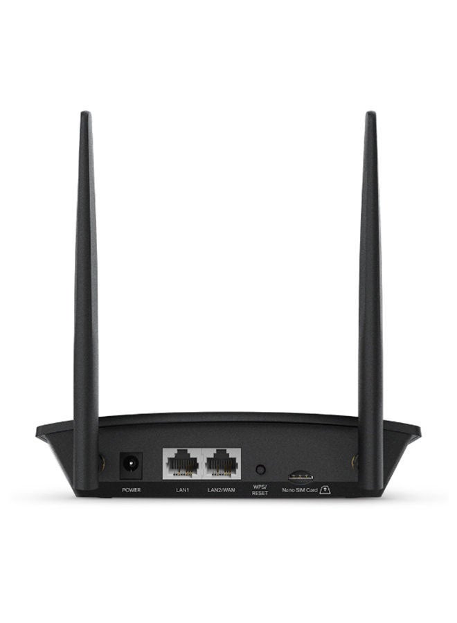 TP-LINK - 300 Mbps Wireless 4G LTE Router Black - Image 1