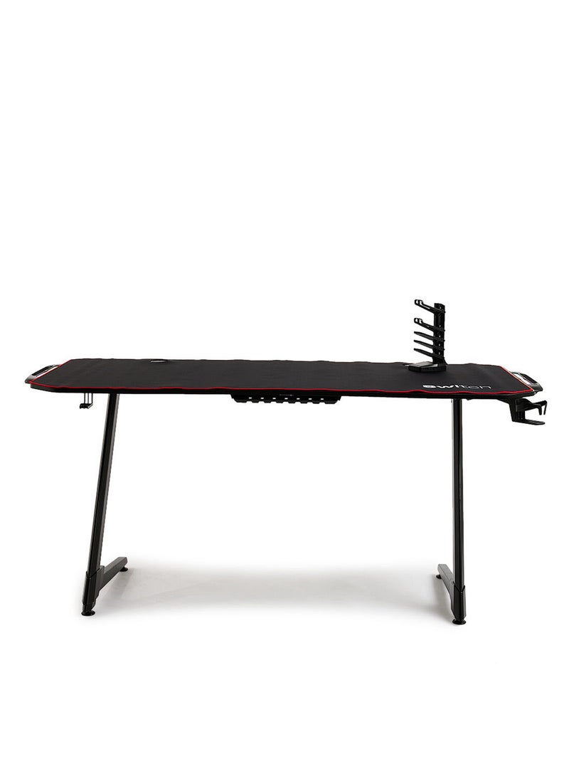 Switch - Large Z Shape Gaming Desk 160Cm With Free Mouse Pad, Cup Holders, Headset Hook, Cable Management,Gamepad Holder - Image 1