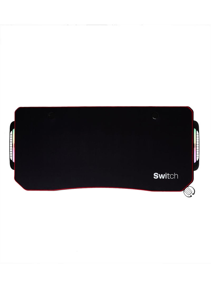 Switch - Large Z Shape Gaming Desk 160Cm With Free Mouse Pad, Cup Holders, Headset Hook, Cable Management,Gamepad Holder - Image 1