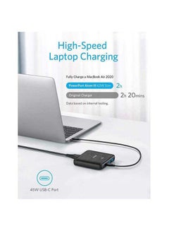 Anker 63W Powerport Atom III 4-Port Charger Black  - Image 2