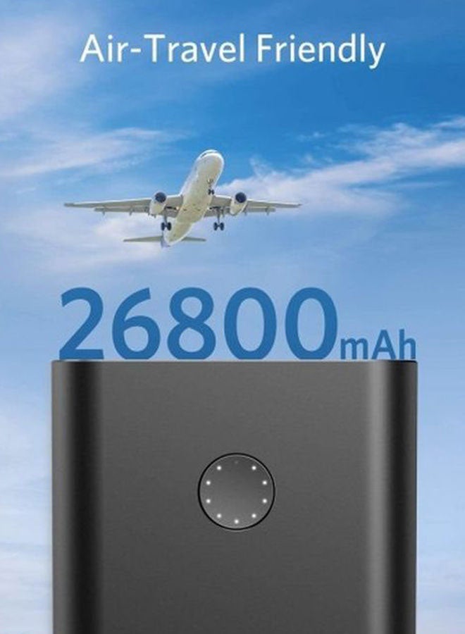 Anker - PowerCore Plus Powerbank With Powerport III Mini Wall Charger Adapter Black - Image 1