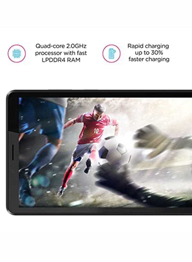 Lenovo - Tab M7 (Gen3) 7-Inch Tablet, 32GB, 2GB RAM, 4G LTE, Iron Grey - Image 1