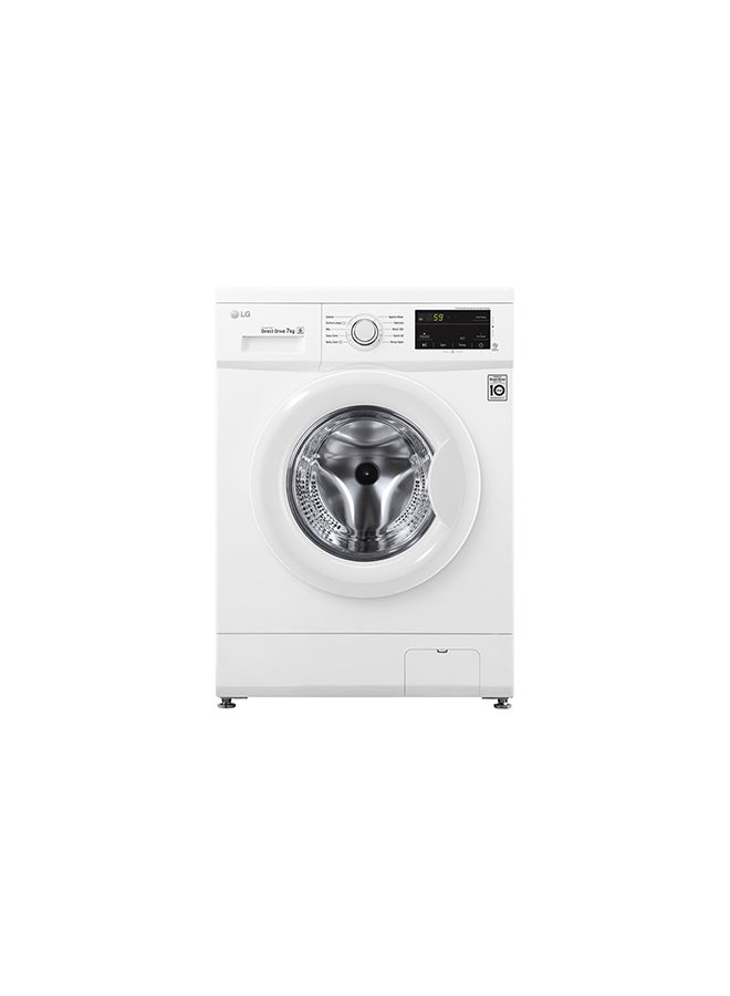 LG - Front Load Washer, Inverter Direct Drive Technology, 6 Motion DD, Smart Diagnosis 7 kg ‎FH2J3QDNL02 ‎White - Image 1