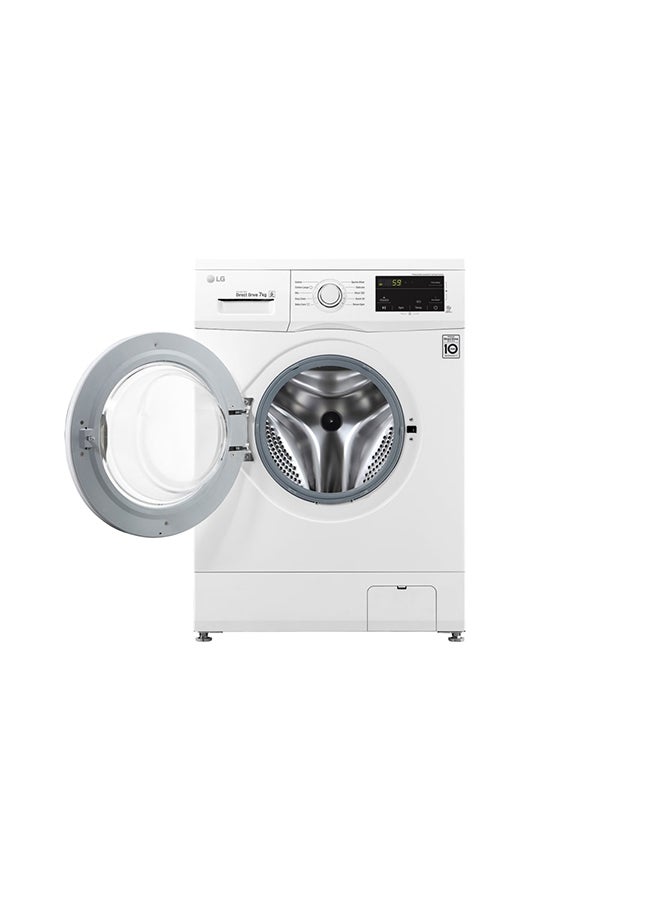LG - Front Load Washer, Inverter Direct Drive Technology, 6 Motion DD, Smart Diagnosis 7 kg ‎FH2J3QDNL02 ‎White - Image 1