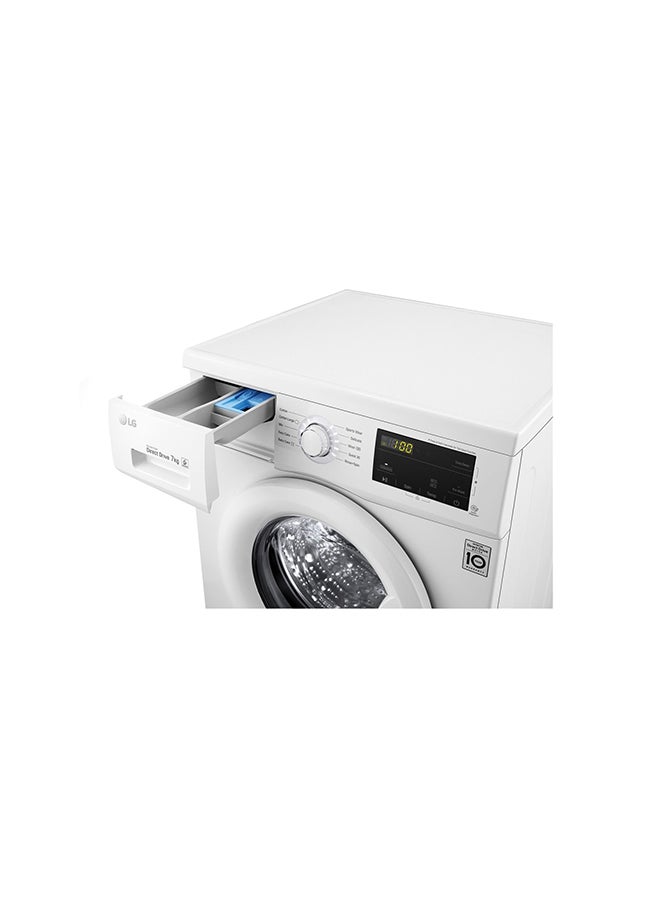 LG - Front Load Washer, Inverter Direct Drive Technology, 6 Motion DD, Smart Diagnosis 7 kg ‎FH2J3QDNL02 ‎White - Image 1