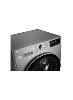 LG Front Load Washer AI DD  Steam ThinQ 9 kg F4R5VYG2P Platinum  - Image 5