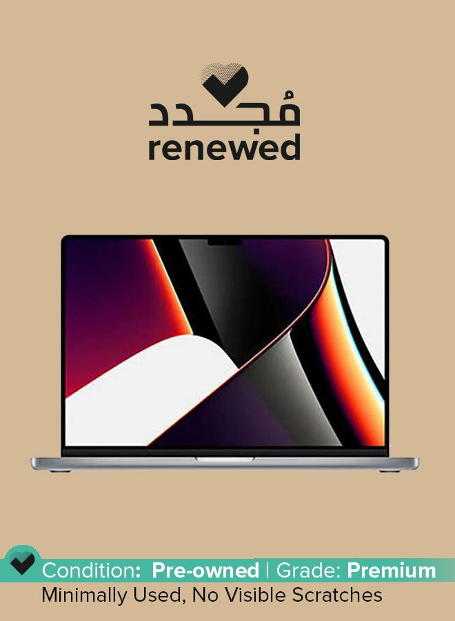 Apple Renewed - MacBook Pro (2021) With 16-Inch Liquid Retina XDR Display, Apple M1 Pro Chip With 10‑Core CPU And 16‑Core GPU Processer/16GB RAM/512GB SSD/Integrated Graphics English Space Grey - Image 1