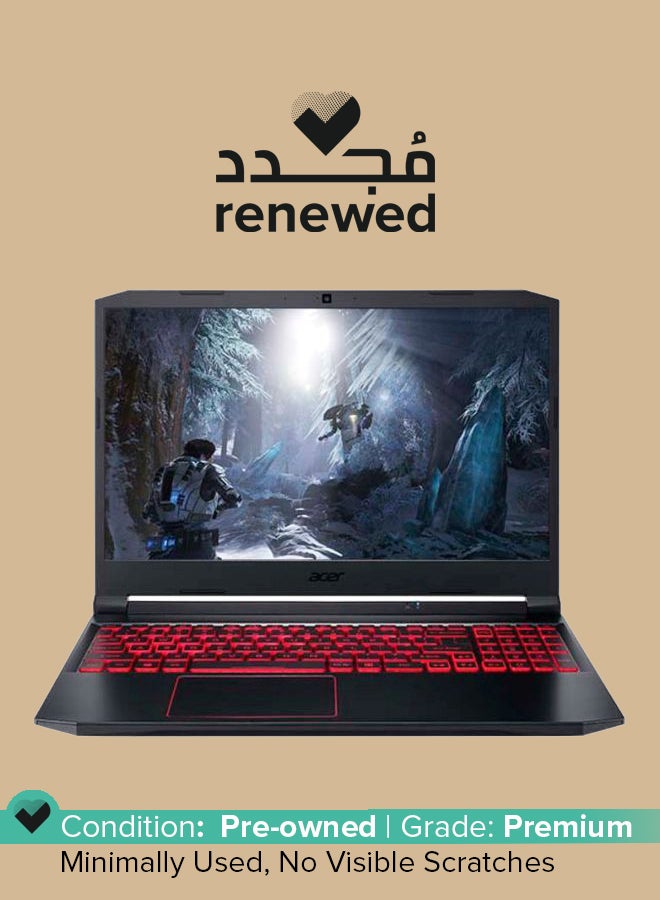 أيسر تم تجديده - كمبيوتر محمول للألعاب Nitro 5 AN515 بشاشة مقاس 15.6 بوصة ومعالج Core i7 وذاكرة وصول عشوائي 16 جيجابايت ومحرك أقراص SSD سعة 1 تيرابايت وبطاقة رسوميات Nvidia GeForce GTX 1650 سعة 4 جيجابايت باللون الأسود - Image 1
