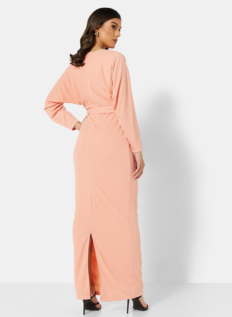 SIVVI for HANIYA Belted Waist Dress Pink  - Image 2