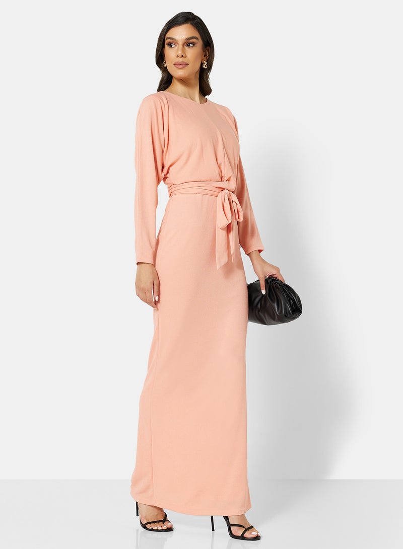 SIVVI for HANIYA Belted Waist Dress Pink  - Image 4