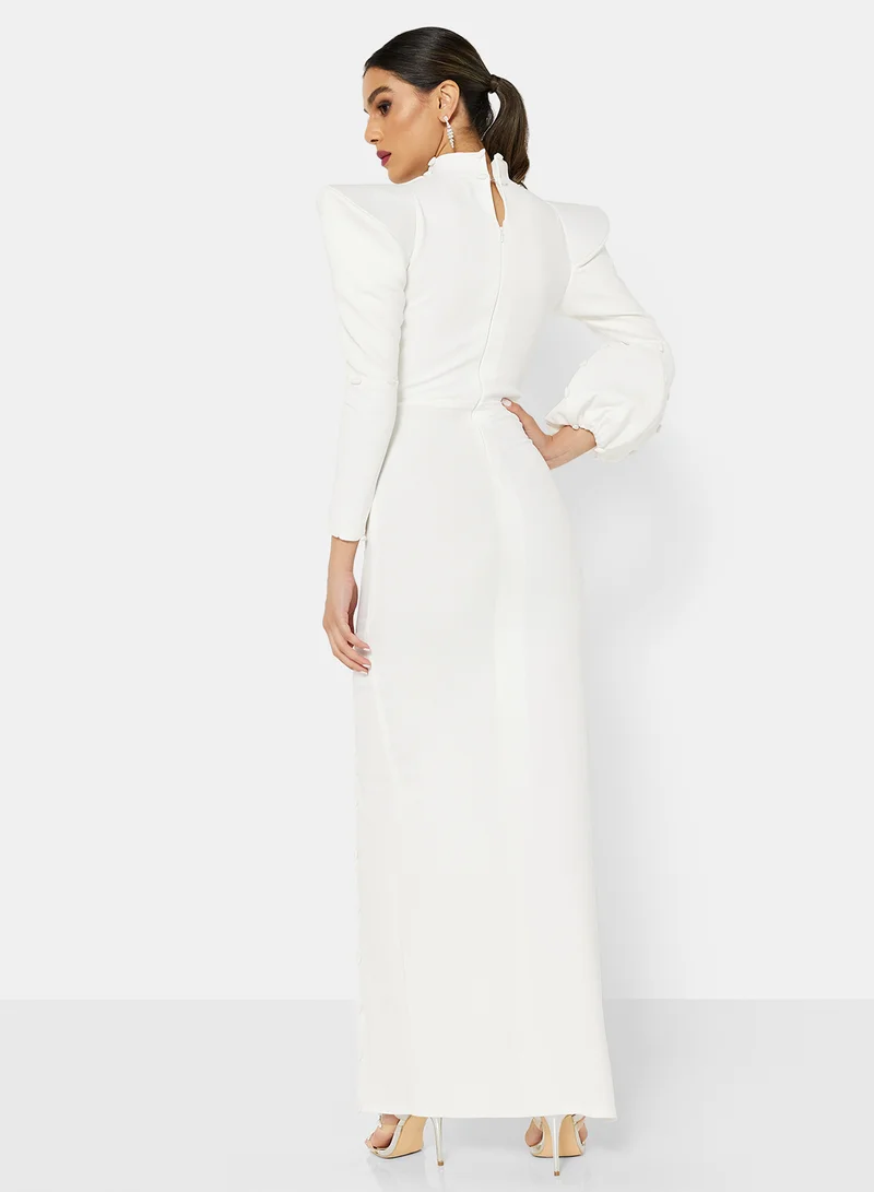 Threadz by Ajooni Slit Bodycon Dress