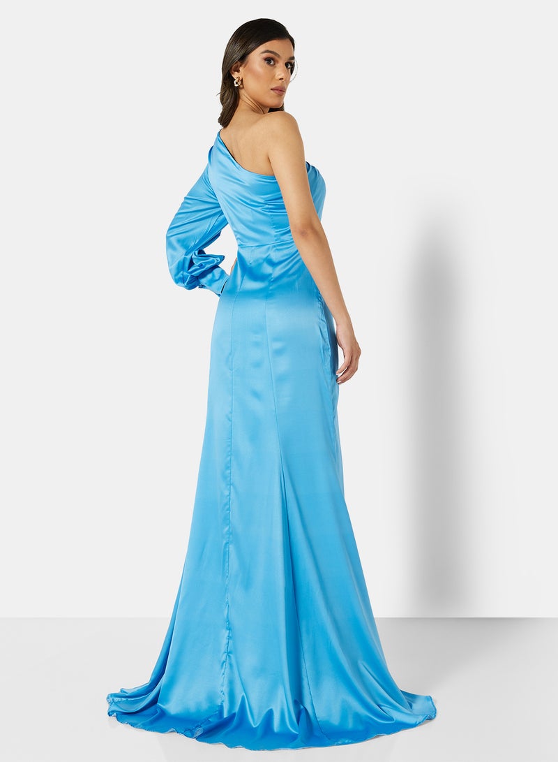 SIVVI for HANIYA One Shoulder Dress Blue  - Image 2