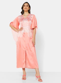 Front Slit Dress Pink - v1668154742/N45031859V_1