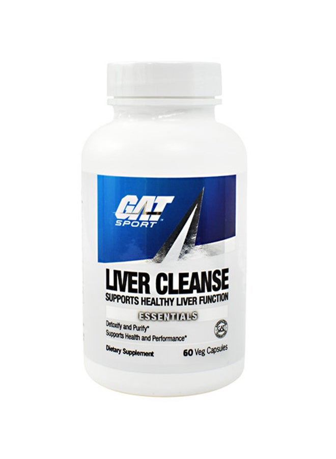 GAT Liver Cleanse Dietary Supplement - 60 Veg Capsules 