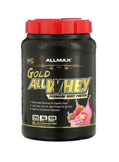 AllMax Nutrition All Whey Premium Isolate Whey Protein Blend - Strawberry  - Image 1