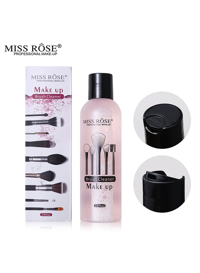 Miss Rose - Makeup Up Brush Cleaner Solution 180ml Clear - Image 1
