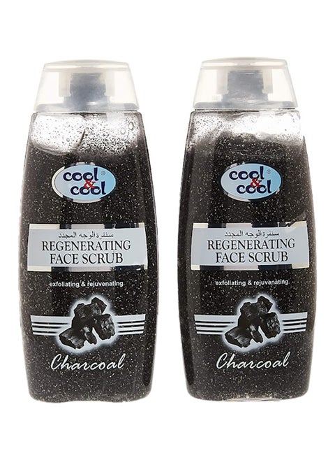 Regenerating Charcoal Face Wash, 200ml x 2 Black 200ml