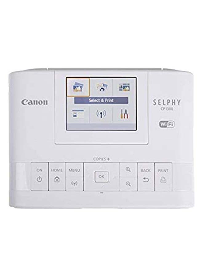 Canon - SELPHY CP1300 Compact  Photo Printer White - Image 1
