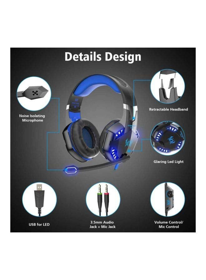 G2000 Over-Ear Wired Gaming Headphones With Mic For PS4/PS5/XOne/XSeries/NSwitch/PC - v1668181730/N32670188A_3