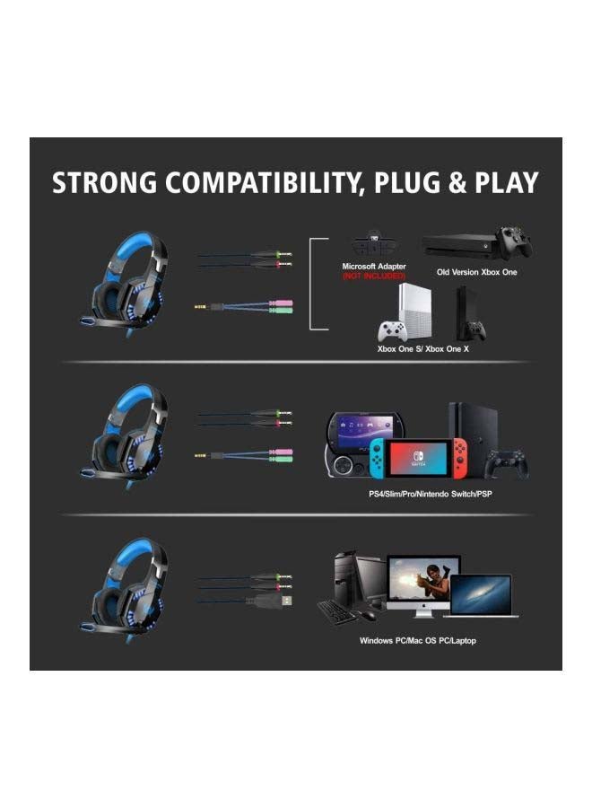 G2000 Over-Ear Wired Gaming Headphones With Mic For PS4/PS5/XOne/XSeries/NSwitch/PC - v1668181731/N32670188A_5