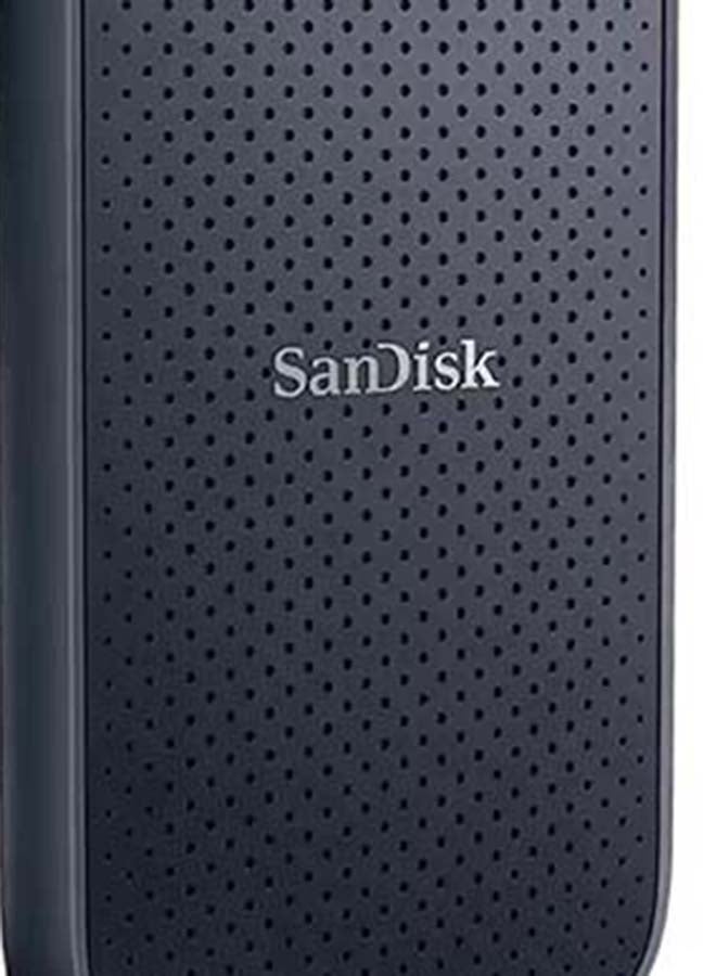 Sandisk - 1TB Portable SSD, 520MB/s R, USB 3.2 Gen 2, Rugged SSD with Upto 2 Meter Drop Protection, Type-C to Type-A Cable, PC & Mac Compatible, 3 Y Warranty, External - SDSSDE30-1T00-G25 1 TB - Image 1