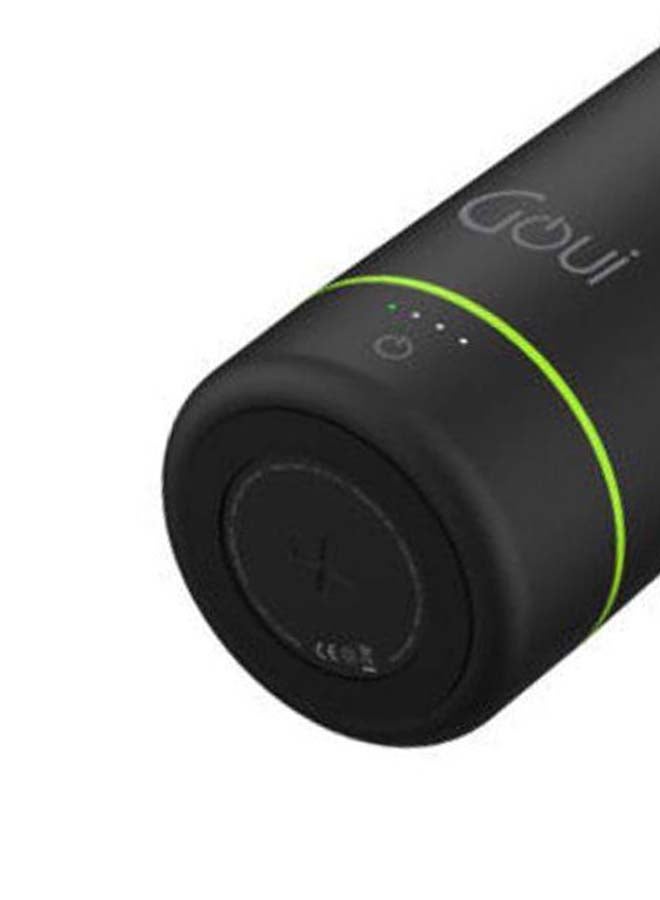 Goui - Loch - Bottle Double Insulated 18/8 Stainless Steel Bottle with Built-in 6000mAh Power Bank & 5W Wireless Charger – Hot & Cold Thermal Insulation for 12H Hot & 24H Cold Drinks - Black - Image 1