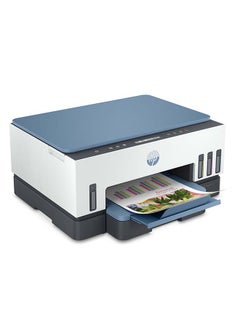 Smart Tank 725 All-In-One Duplex Wifi High Capacity Inktank Multi-Function WiFi Color Ink Tank Printer (Borderless Printing) For Print/Copy/Scan with ADF & FAX (Up To 12000 Black, 8000 Colour Pages Of Ink In Box) White/Blue - v1668181772/N51897286A_6