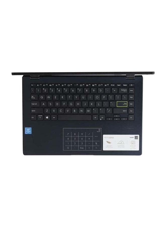 ASUS - E410 Laptop With 14-Inch FHD Display, Intel Celeron N4020 Processor / 4GB DDR4 RAM / 128GB SSD / Integrated Intel UHD Graphics 600 / Windows 11+356 Home / With Number Pad / English/Arabic Peacock Blue - Image 1
