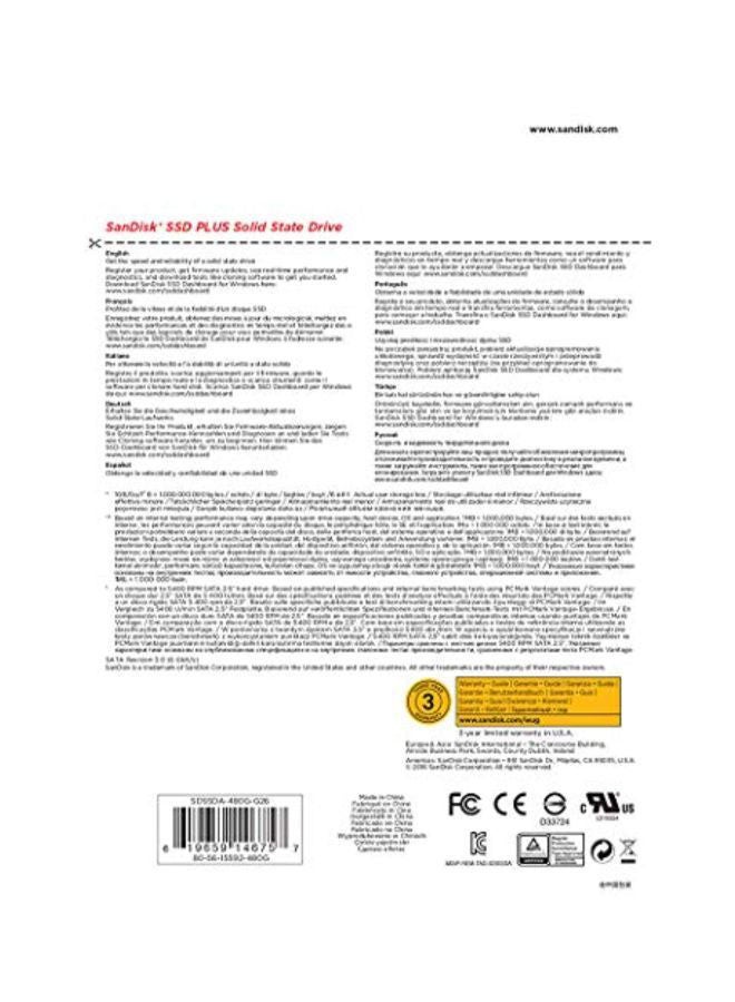 Sandisk - SSD Plus Solid State Drive 480 GB - Image 1