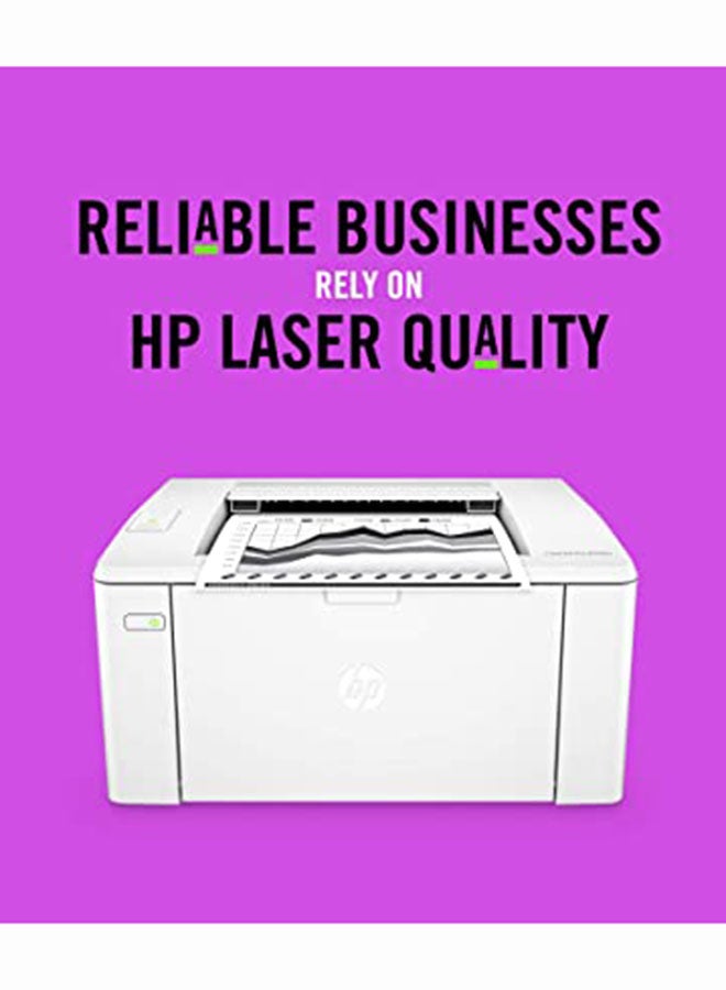HP - LaserJet Pro M102w Printer With Print/Wi-Fi Function,G3Q35A White - Image 1